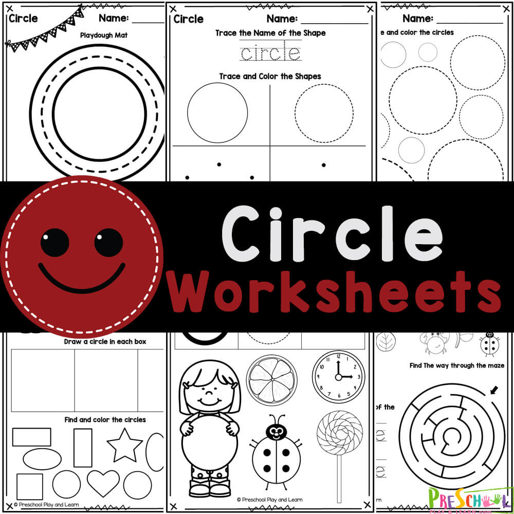 🟢 Free Printable Circle Tracing Shape Worksheets For Preschool pertaining to Free Printable Circle Tracing Worksheets