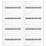 Fillable Online Giveaway Entry Form Template Fax Email Print in FREE Printable Contest Entry Form Template