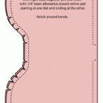 Floating On Cloud9: Tutorial | Contoured Burp Cloths regarding FREE Printable Burp Cloth Pattern