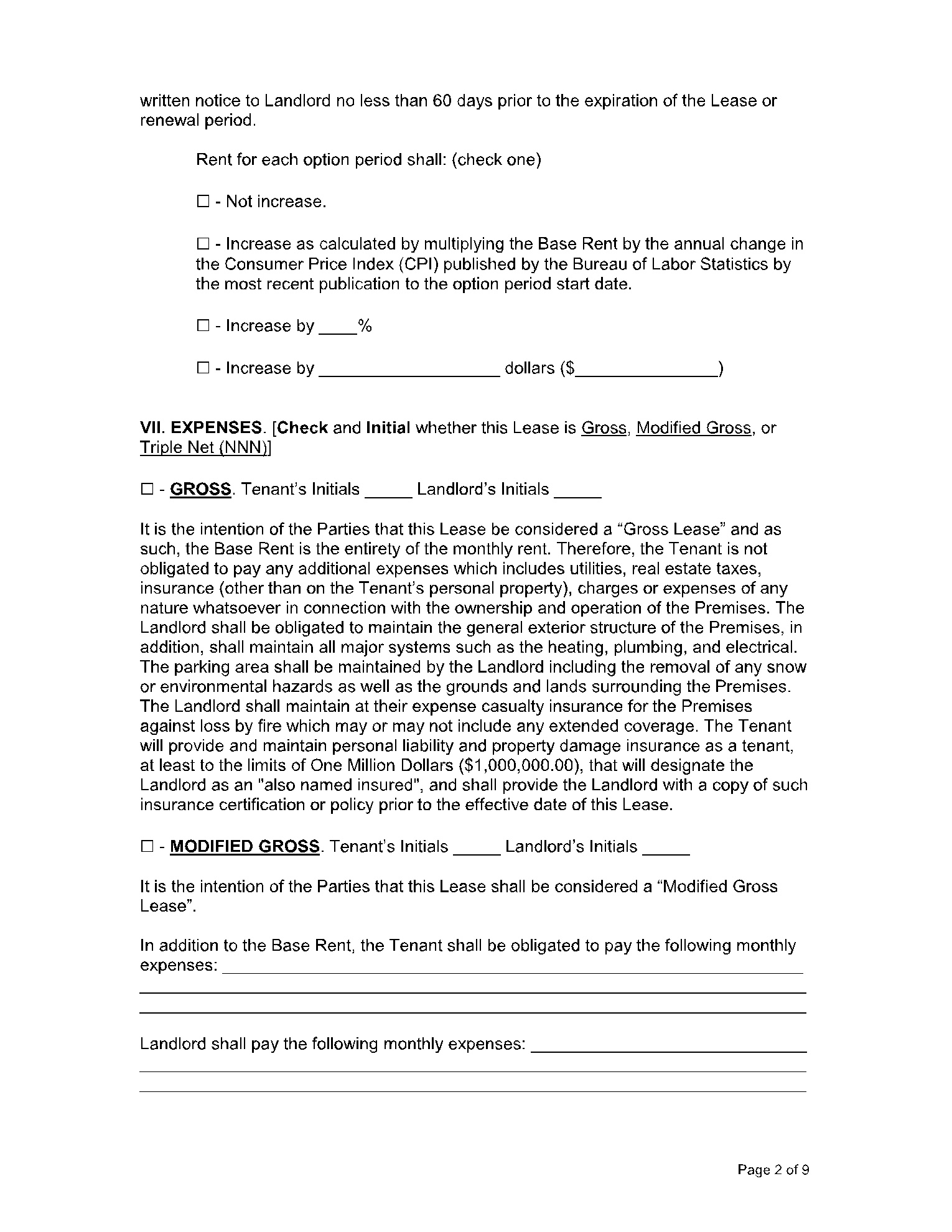 Florida Commercial Lease Agreement (100% Free) | Cocosign with FREE Printable Commercial Lease Agreement Florida