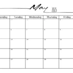 Free 2025 Calendar Template Word | Instant Download throughout Free Printable Calendar Template 2025 Word