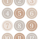 Free And Customizable Numbers Templates for Free Printable Calendar Numbers For Teachers