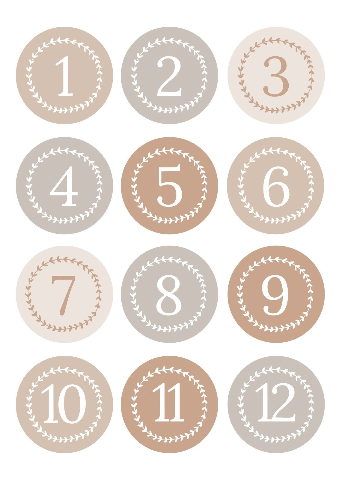 Free And Customizable Numbers Templates for Free Printable Calendar Numbers For Teachers
