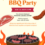 Free Bbq Invitation Templates, Editable And Printable inside FREE Printable Cookout Invitation Template