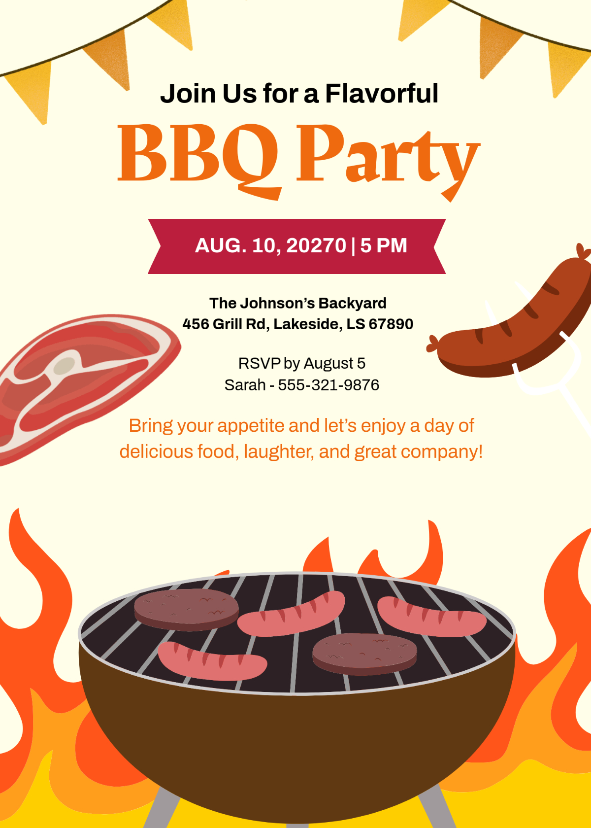 Free Bbq Invitation Templates, Editable And Printable inside FREE Printable Cookout Invitation Template