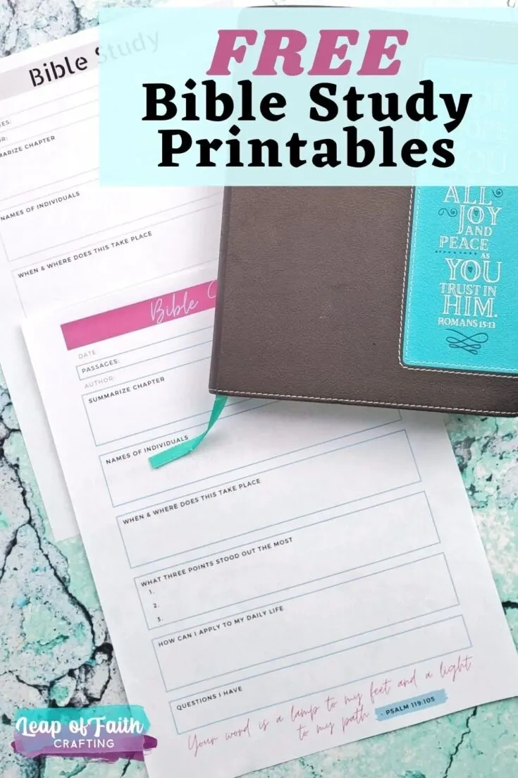 Free Bible Study Printables For Any Part Of The Bible! - Leap Of with regard to Free Printable Christian Bible Studies
