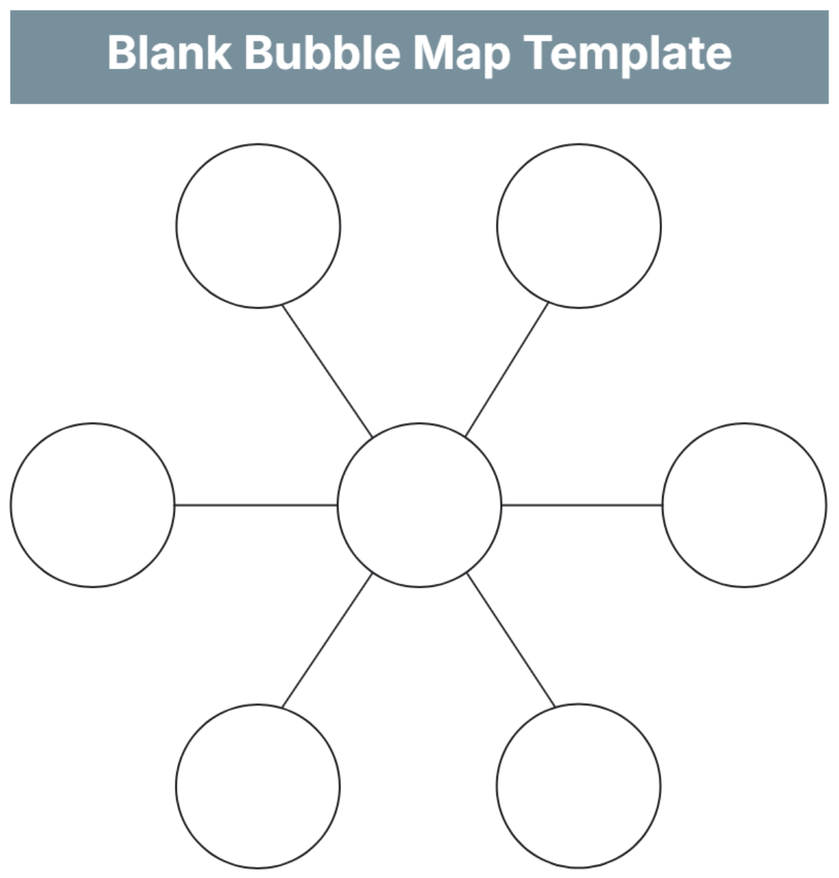 Free Blank Bubble Map Template To Edit Online with Free Printable Circle Map Template