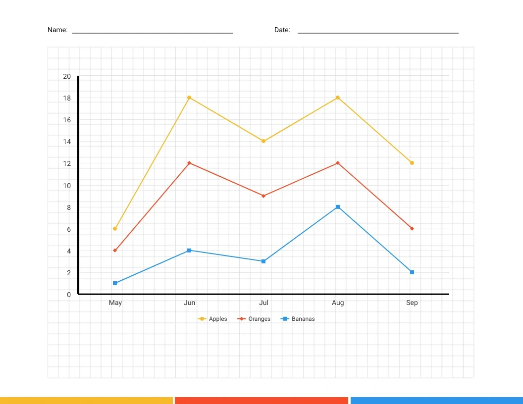 Free Blank Line Graph Template - Venngage pertaining to Free Printable Charts And Graphs
