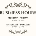 Free Business Hours Sign Template To Edit Online throughout Free Printable Business Hours Sign Template