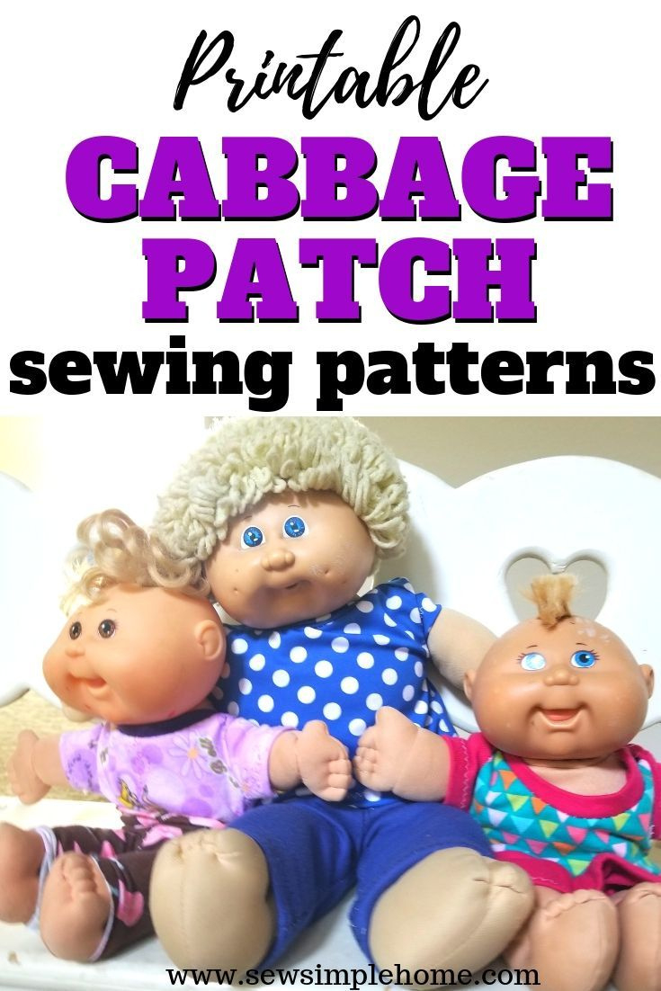 Free Cabbage Patch Doll Clothing Patterns intended for FREE Printable Cabbage Patch Doll Patterns