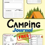 Free Camping Journal Printable Pdf (6 Easy Pages) - Leap Of Faith inside FREE Printable Camping Journal Template