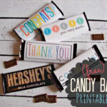 Free Candy Bar Wrapper Thank You (And Congrats) Printables! - A regarding FREE Printable Candy Bar Labels