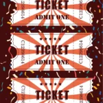 Free Carnival Ticket Template For Google Docs regarding Free Printable Carnival Tickets Templates