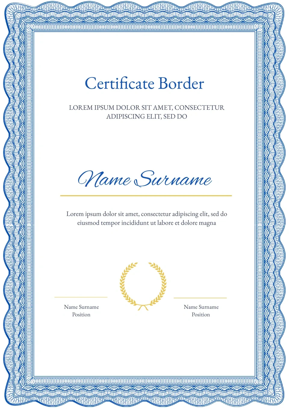 Free Certificate Border Template For Google Docs throughout Free Printable Certificate Border Templates