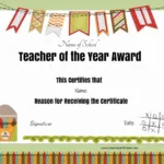 Free Certificate Of Appreciation For Teachers | Customize Online regarding FREE Printable Certificates For Teachers