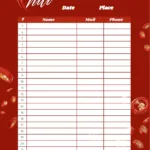 Free Chili Cook Off Sign Up Sheet Template For Google Docs within FREE Printable Chili Cook Off Sign Up Sheet