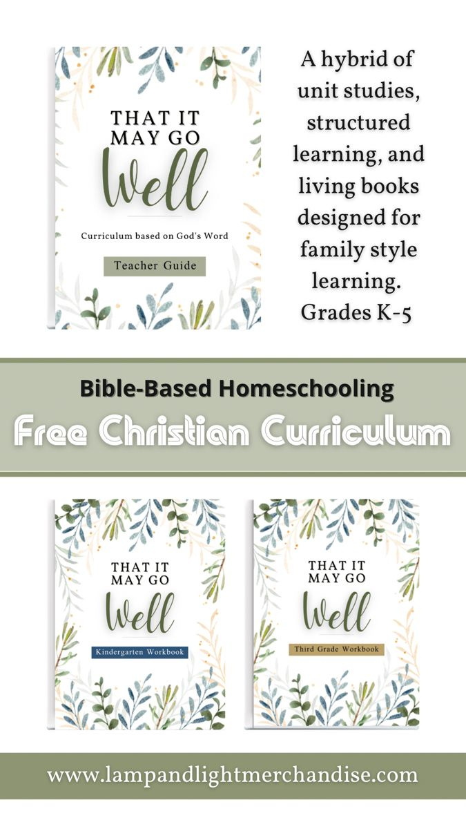 Free Christian Homeschool Curriculum| Christian Curriculum | Bible in Free Printable Christian Homeschool Curriculum