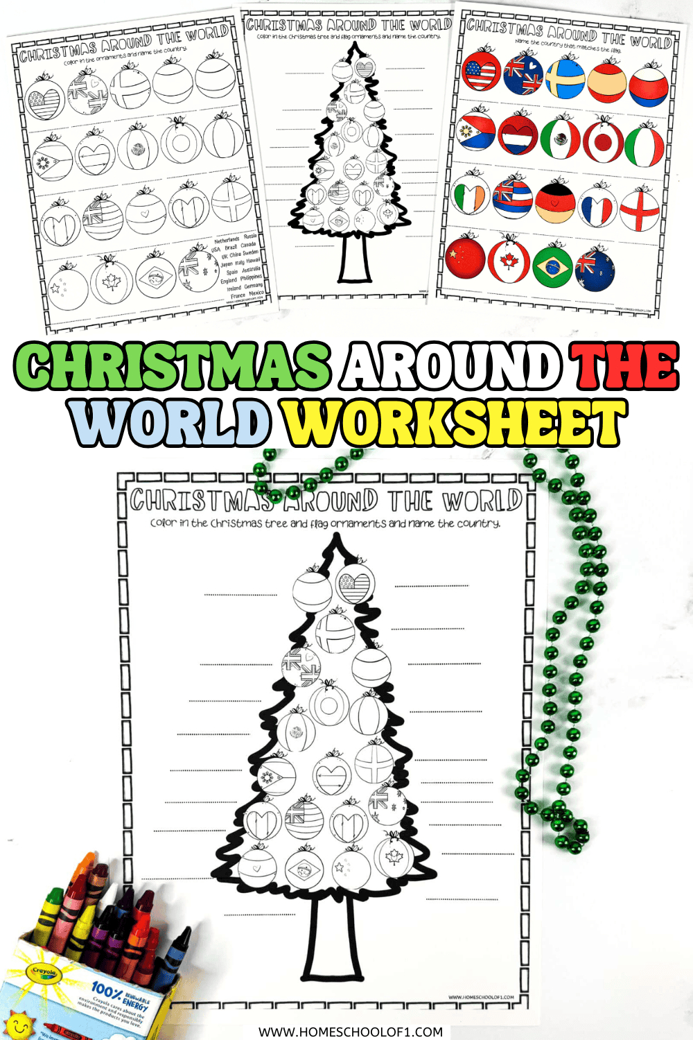Free Christmas Around The World Worksheet throughout FREE Printable Christmas Around the World Worksheets