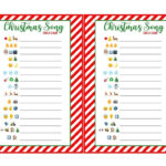 Free Christmas Emoji Game With Answers! (Free Printable) - Originalmom regarding FREE Printable Christmas Song Emoji Game