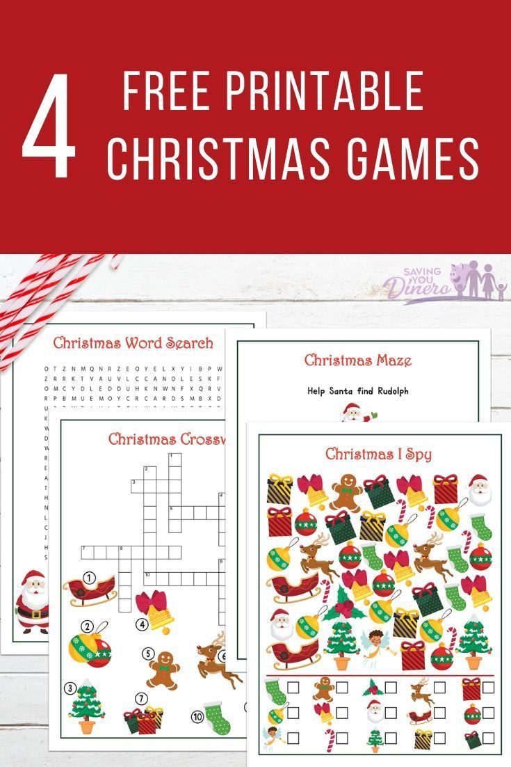 Free Christmas Game Printables in Free Printable Christmas Picture Puzzle Game