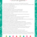Free Christmas Trivia Printables {Games For The Family!} | Lil' Luna pertaining to Free Printable Christmas Quizzes With Answers