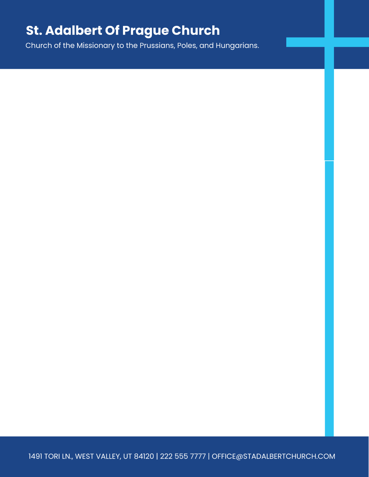 Free Church Letterhead Templates, Editable And Printable with regard to Free Printable Church Letterhead Templates