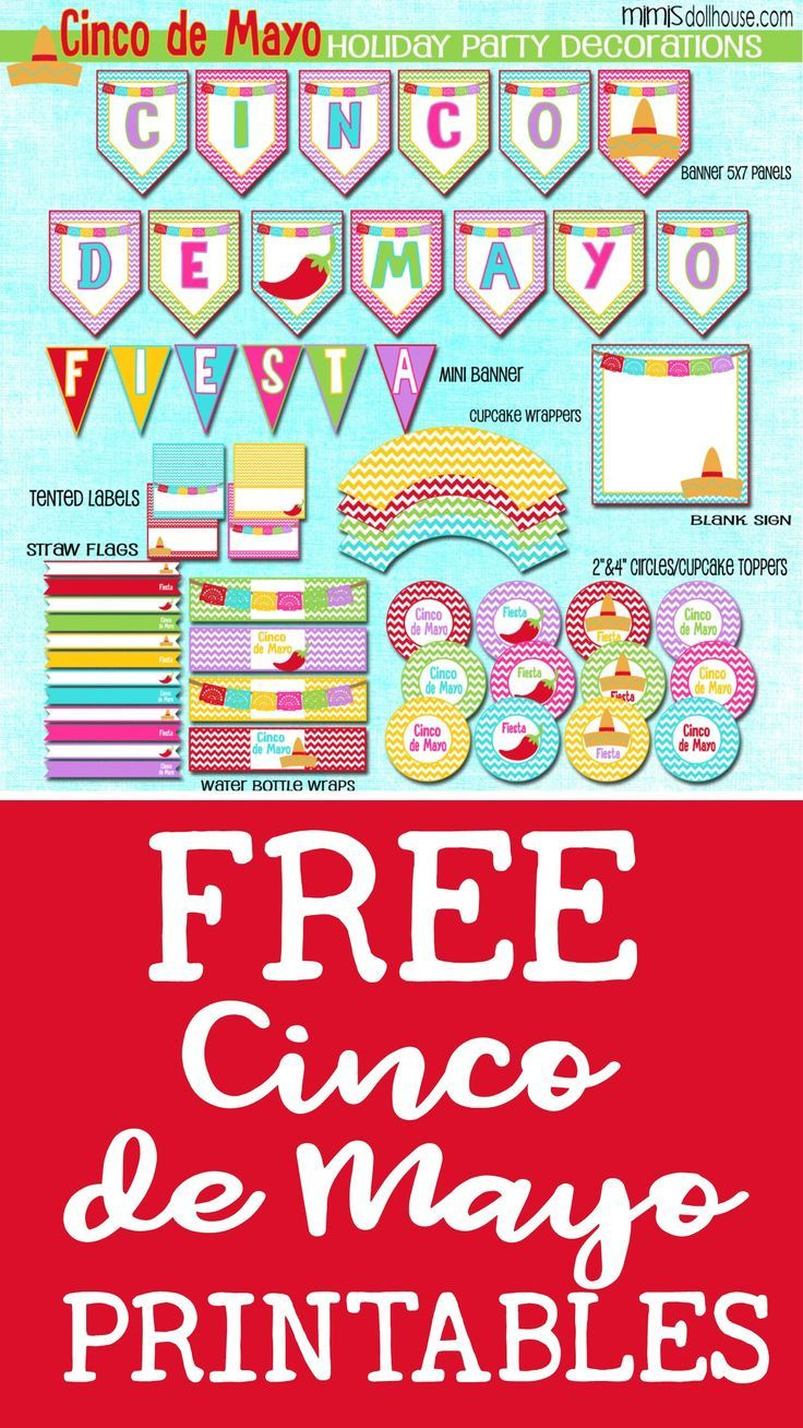 Free Cinco De Mayo Printables intended for Free Printable Cinco De Mayo