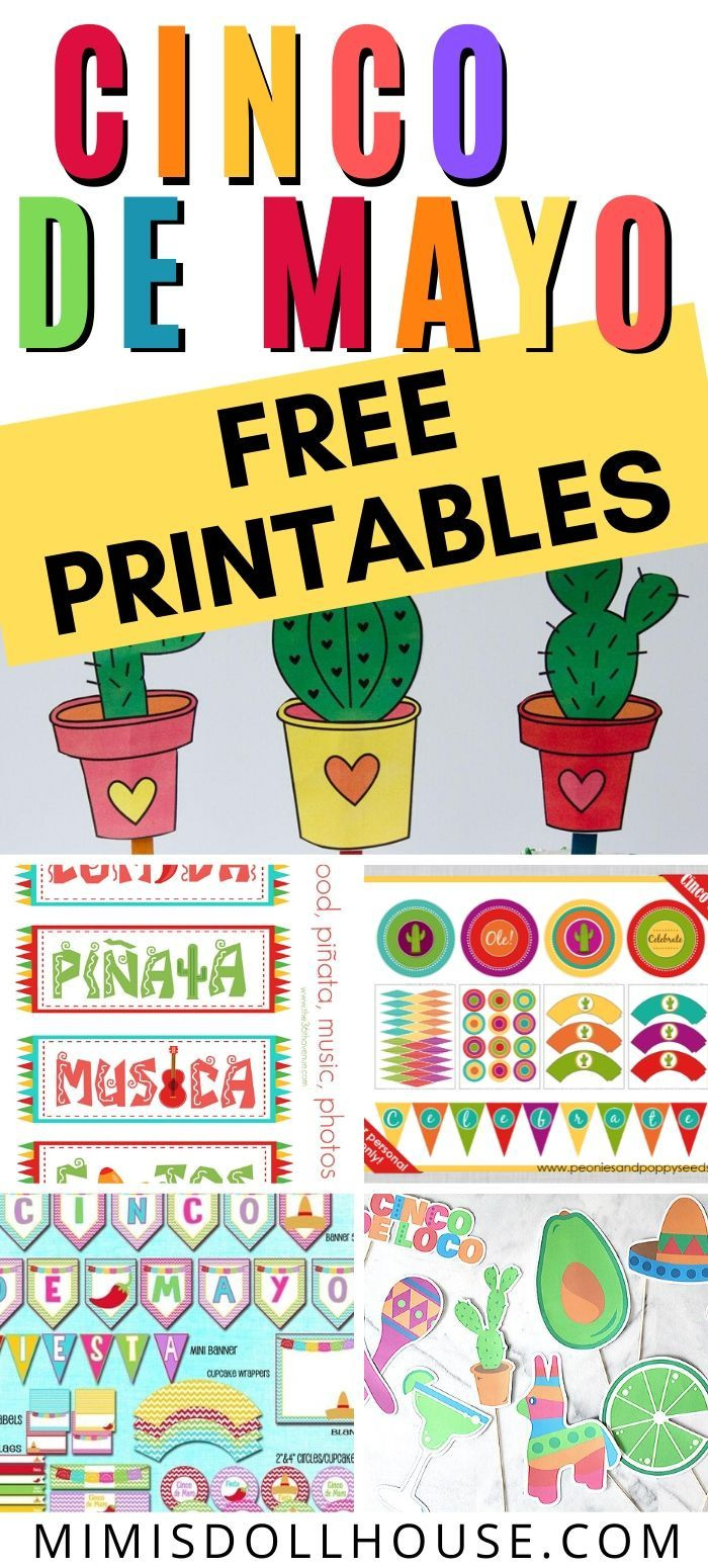 Free Cinco De Mayo Printables pertaining to FREE Printable Cinco De Mayo