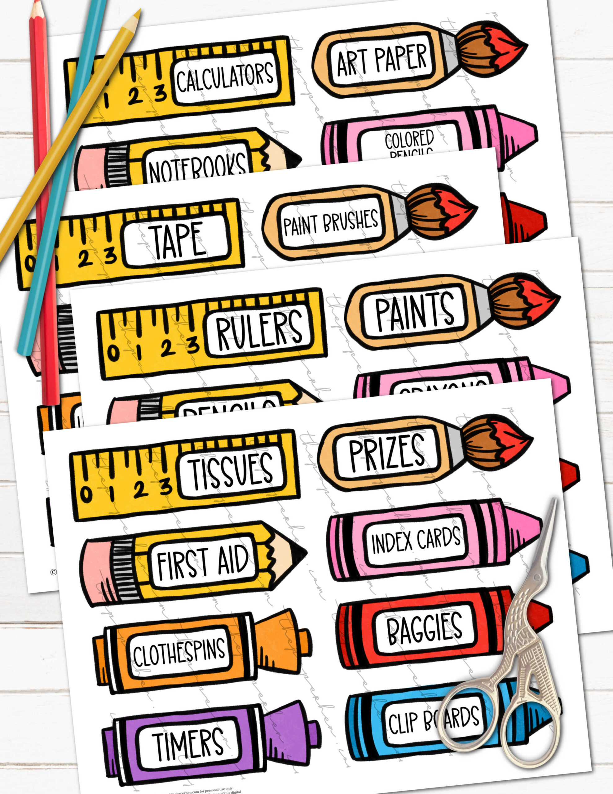 Free Classroom Labels For Teachers! - A Country Girl&amp;#039;S Life throughout FREE Printable Classroom Labels with Pictures