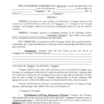 Free Consignment Agreement Template | Consignment Contract in FREE Printable Consignment Agreement Form