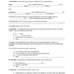 Free Construction Contract Template | Sample - Pdf | Word – Eforms within Free Printable Construction Contracts Forms