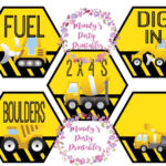 Free Construction Party Printables - Mandy'S Party Printables in Free Printable Construction Party Food Signs