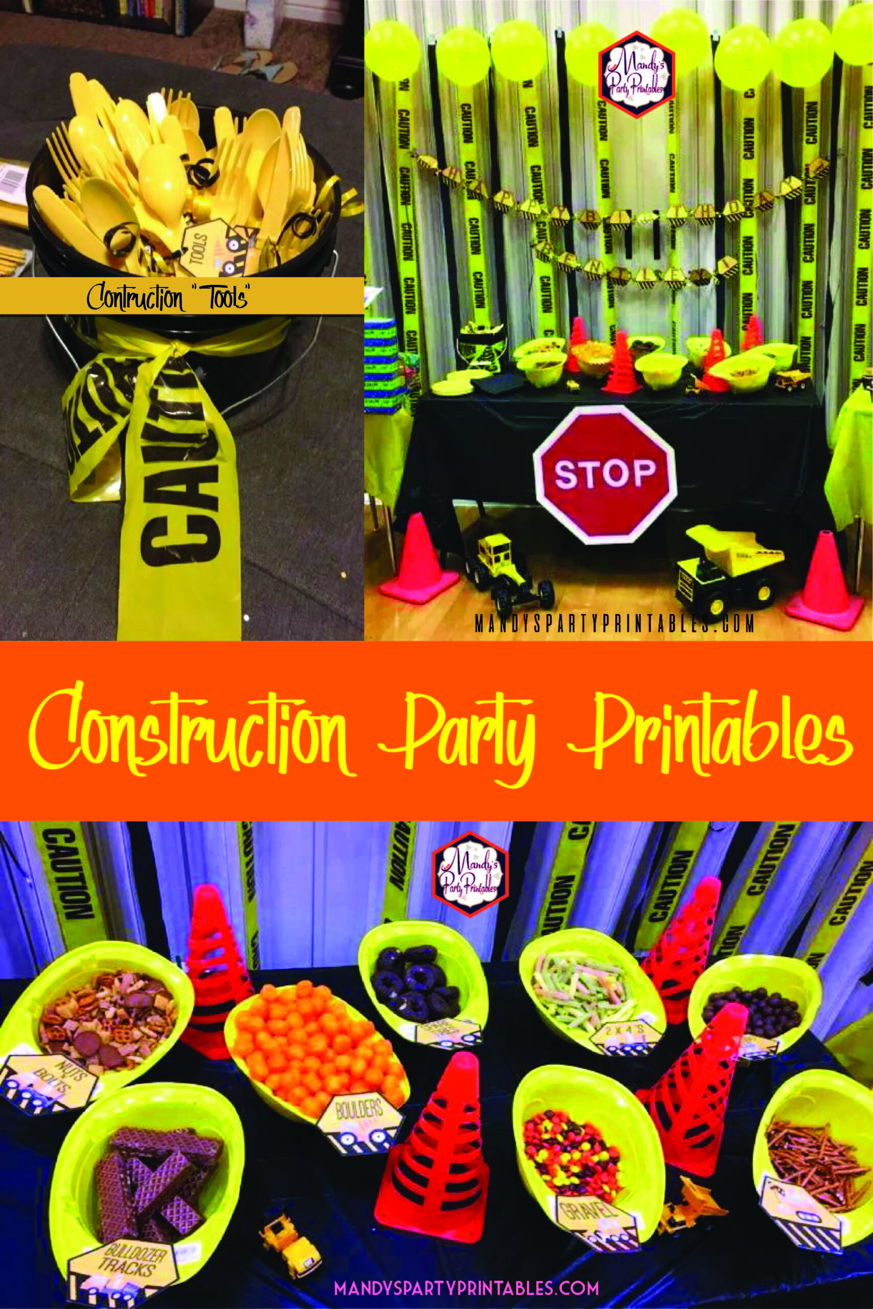Free Construction Party Printables - Mandy&amp;#039;S Party Printables regarding Free Printable Construction Party Food Signs