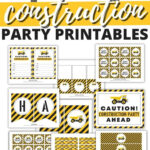 Free Construction Party Printables Templates inside Free Printable Construction Party Food Labels