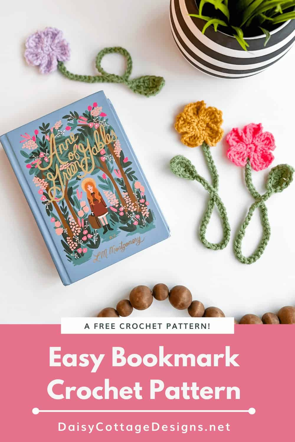 Free Crochet Pattern {Dainty Daisy Bookmark} - regarding FREE Printable Crochet Patterns For Bookmarks