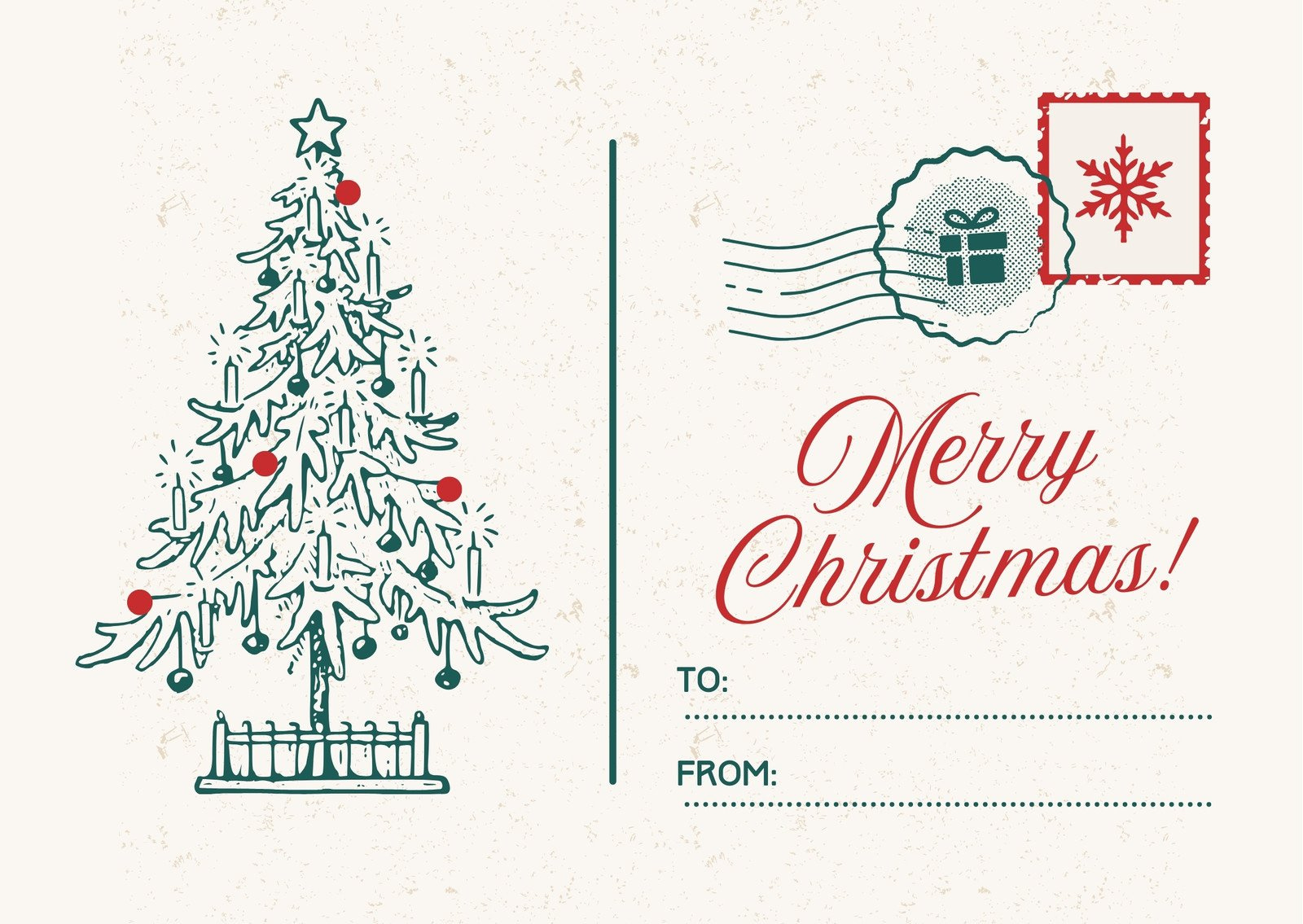 Free Custom Printable Christmas Card Templates | Canva inside Free Printable Christmas Greeting Cards