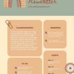 Free, Custom Printable Classroom Newsletter Templates | Canva regarding FREE Printable Classroom Newsletter Templates