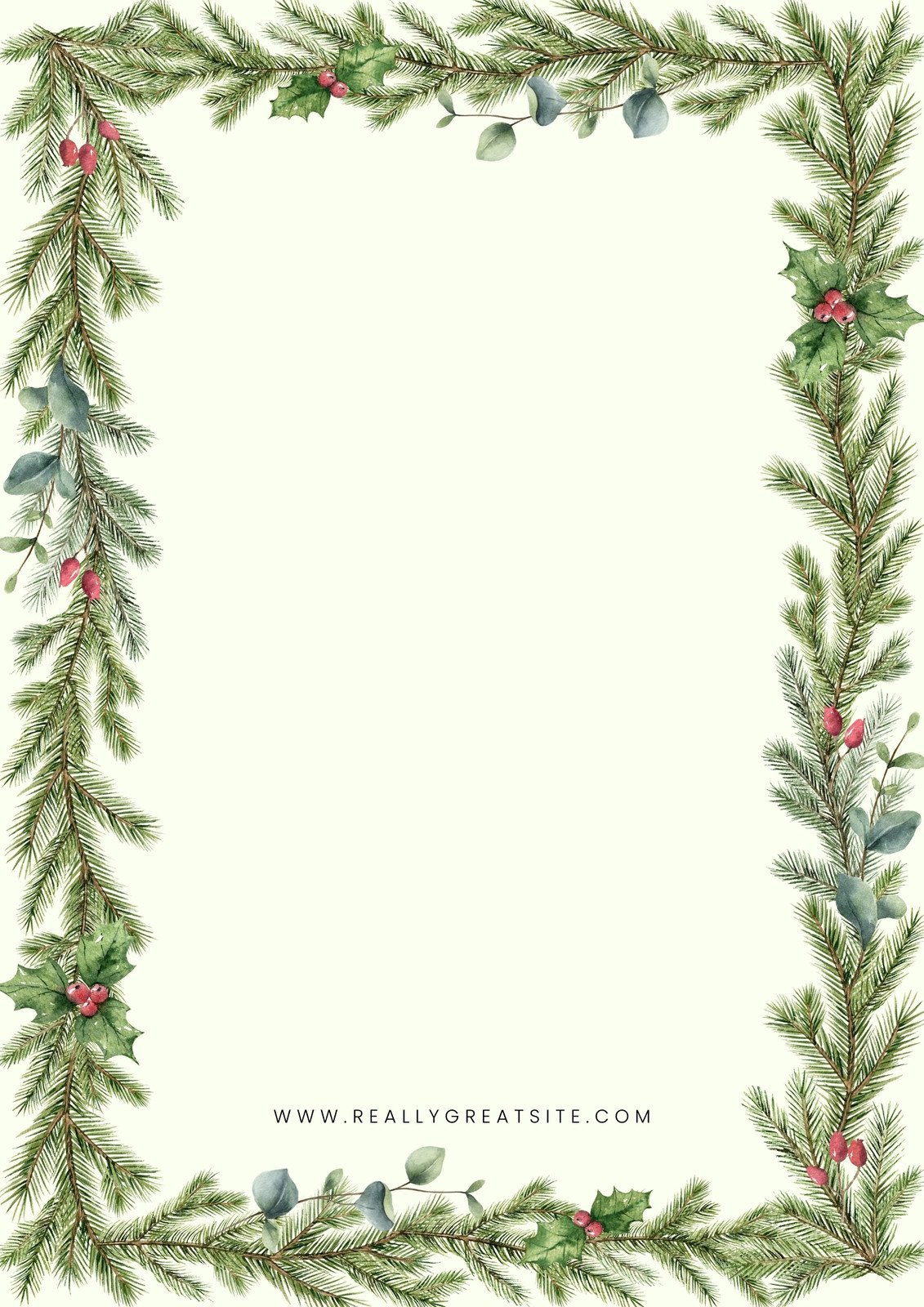 Free Customizable Christmas Page Border Templates | Canva with regard to Free Printable Christmas Borders And Frames