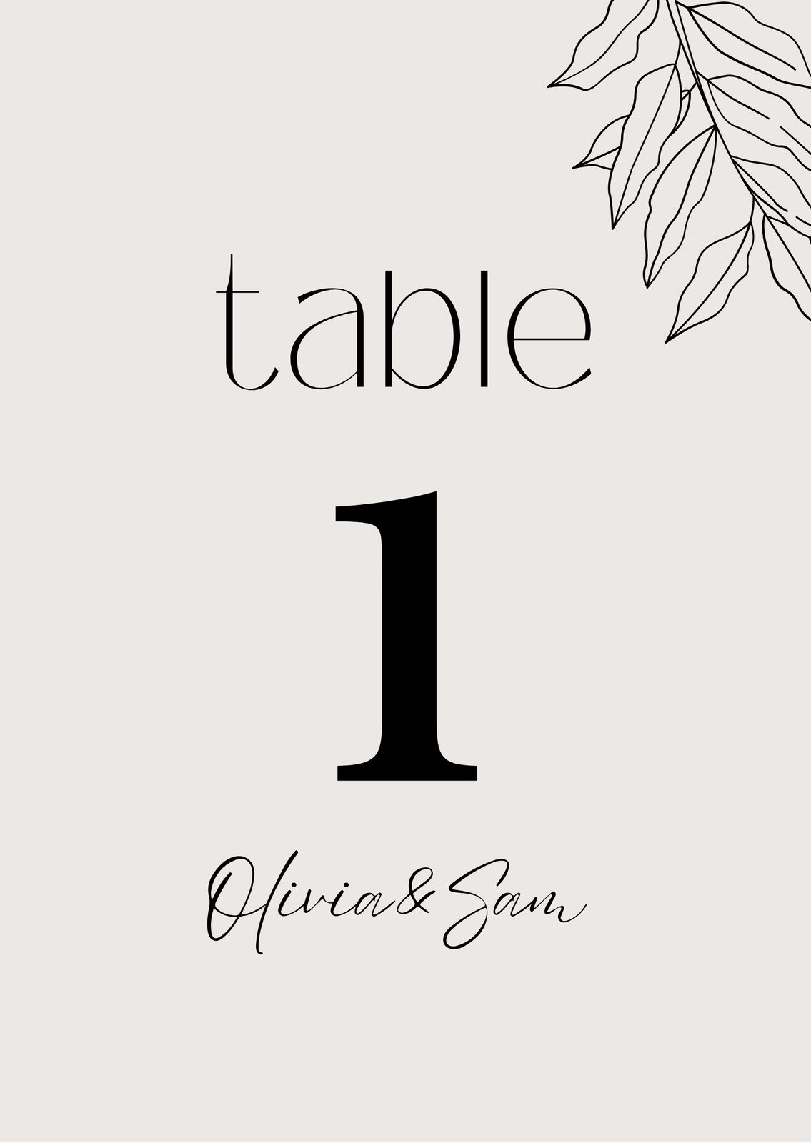 Free, Customizable Table Number Card Templates | Canva within FREE Printable Calligraphy Table Numbers