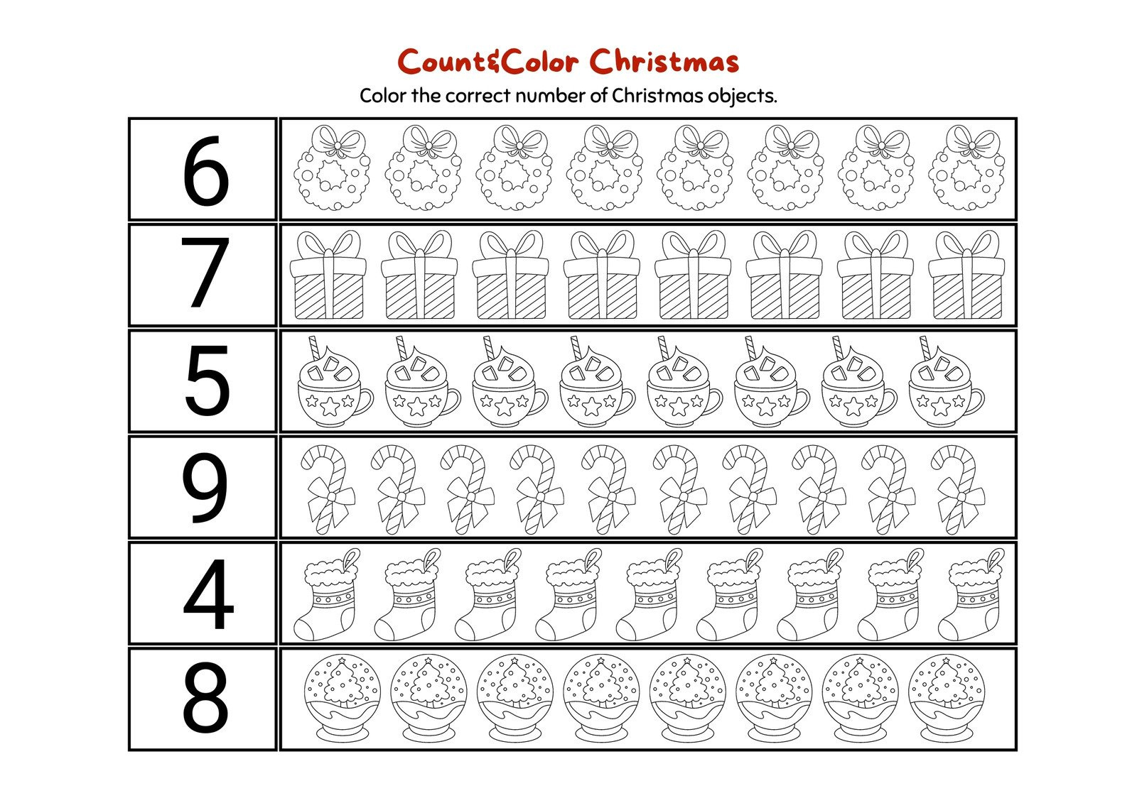 Free, Editable Christmas Worksheet Templates | Canva for Free Printable Christmas Worksheets Kindergarten