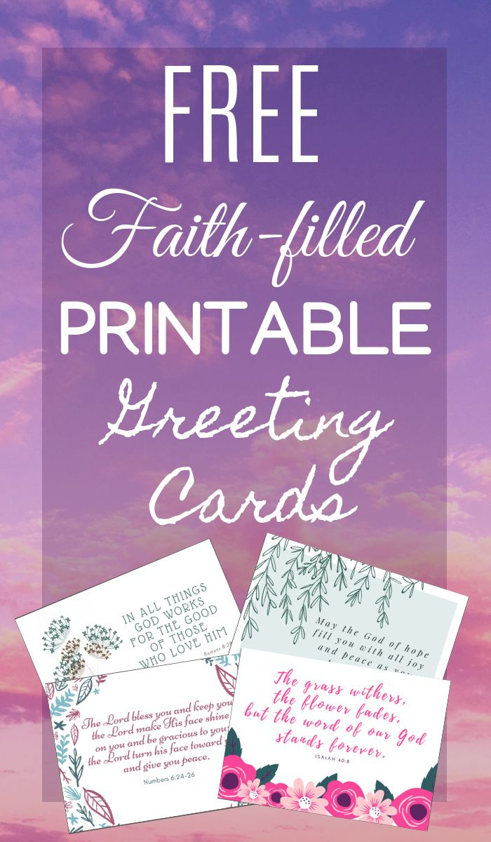 Free Faith-Filled Printable Greeting Cards throughout FREE Printable Christian Greeting Cards