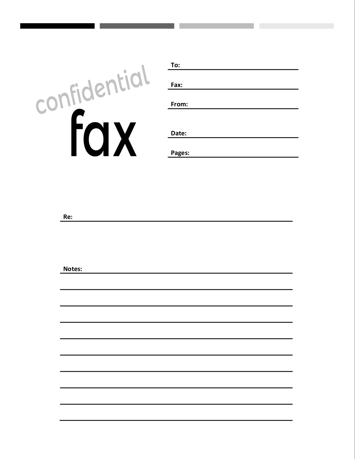 Free Fax &amp;#039;Confidential&amp;#039; Cover Sheets | Faxburner intended for Free Printable Confidential Cover Sheet