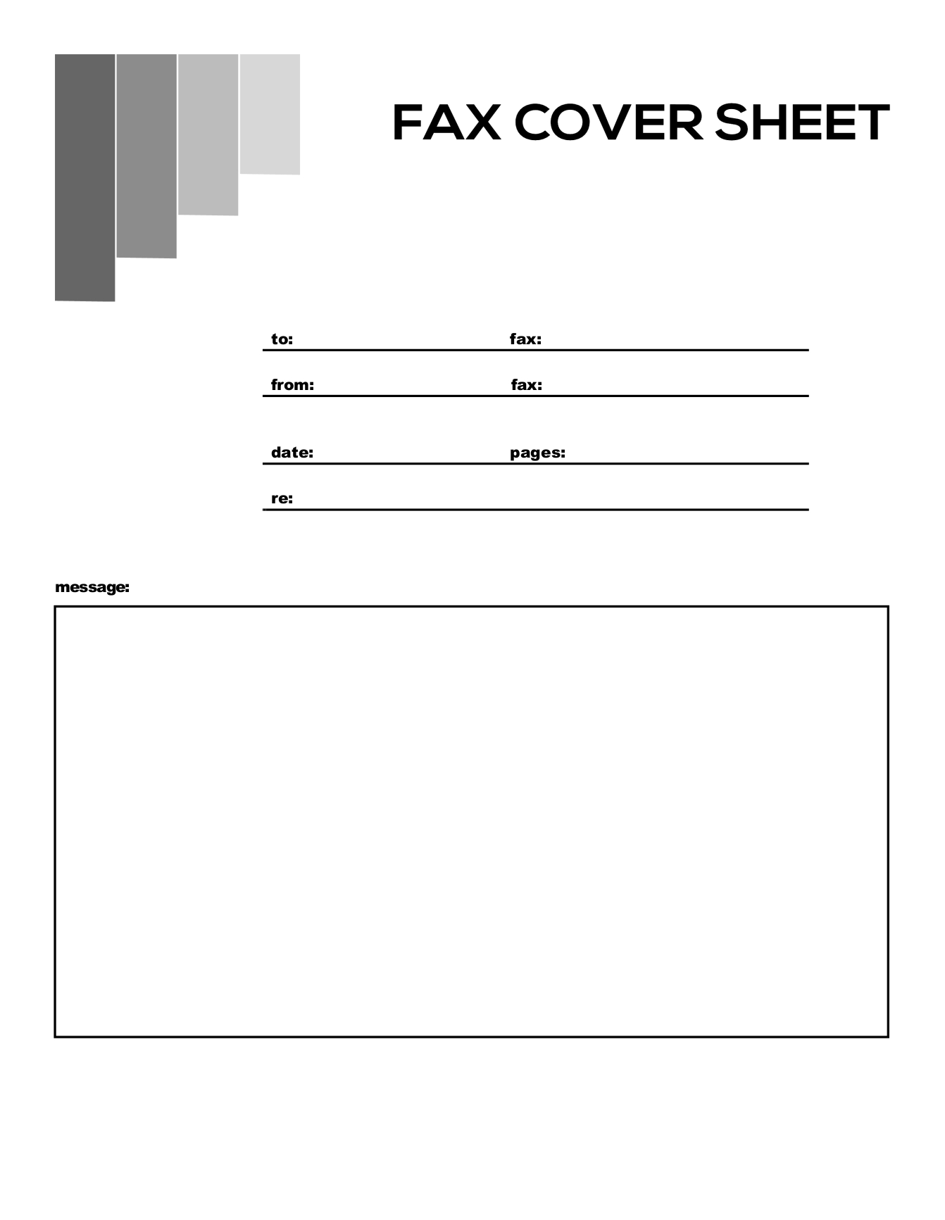 Free Fax Cover Sheets | Faxburner for FREE Printable Cover Letter For Fax