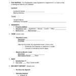 Free Illinois Lease Agreement Templates (7) - Pdf | Word – Eforms intended for FREE Printable Chicago Lease Agreement