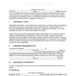 Free Last Will And Testament (Will) - Pdf | Word – Eforms regarding FREE Printable Copy of Last Will and Testament