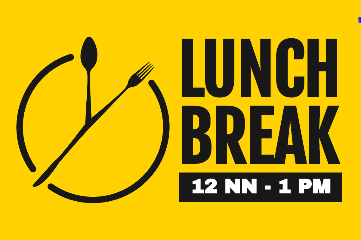 Free Lunch Break Sign Template To Edit Online with Free Printable Closed For Lunch Sign