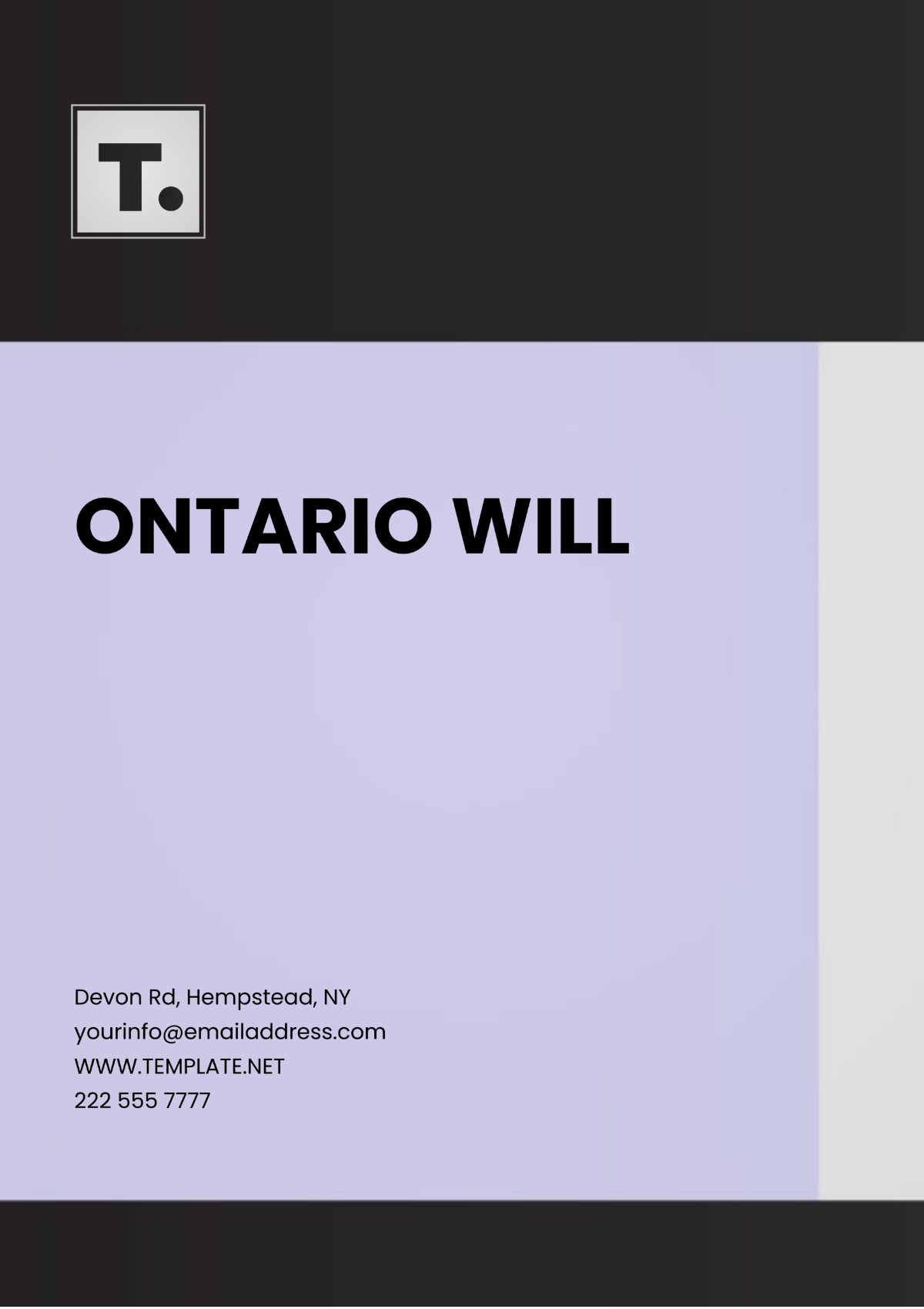 Free Ontario Will Template To Edit Online regarding Free Printable Canadian Will Forms