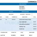 Free Pay Stub Template With Calculator | No Watermark | Download in FREE Printable Check Stub Generator