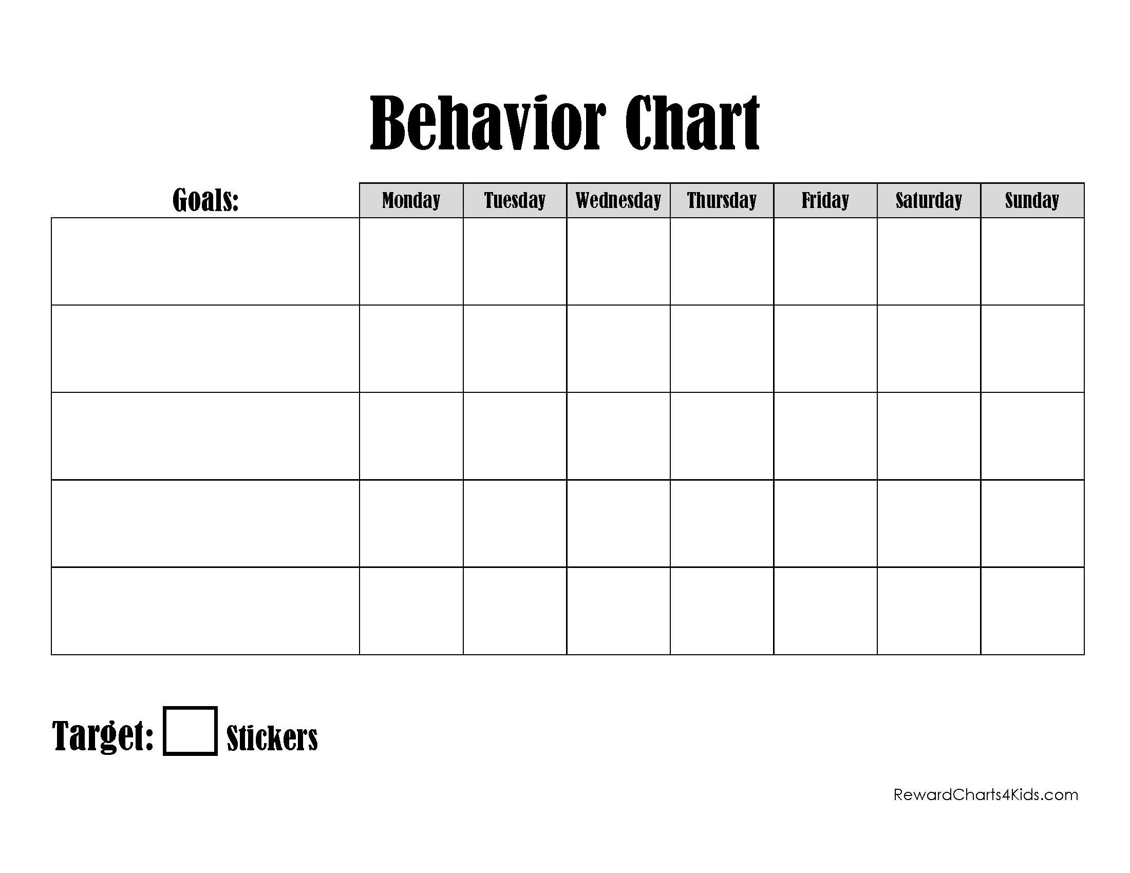 Free Printable And Editable Odd Behavior Chart pertaining to FREE Printable Classroom Behavior Chart