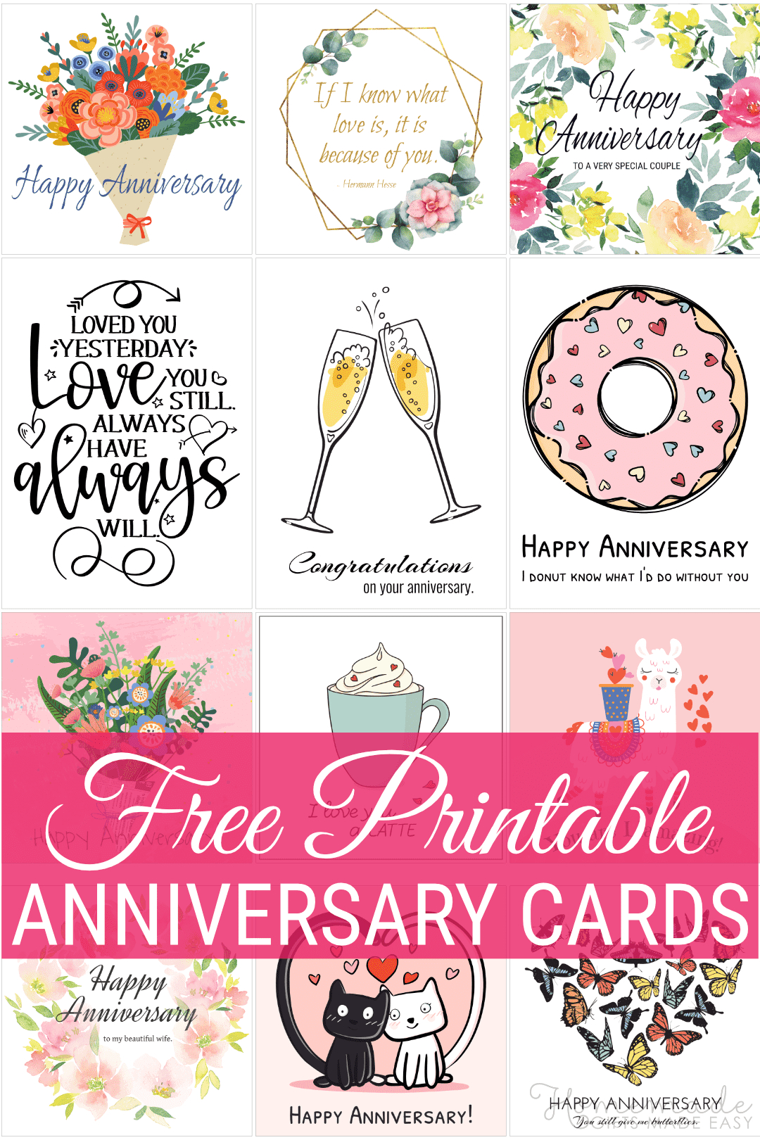 Free Printable Anniversary Cards with Free Printable Cards For Wife